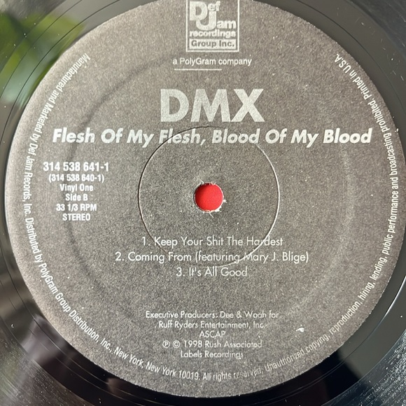 DMX - “Flesh Of My Flesh Blood Of My Blood” Vinyl 2x LP (Promo Copy) - Picture 5 of 7